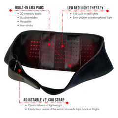 Red Light Therapy Belt Ab Stimulator Belt